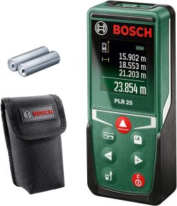Bosch PLR 25 : notre avis sur ce télémètre laser simple pour la maison