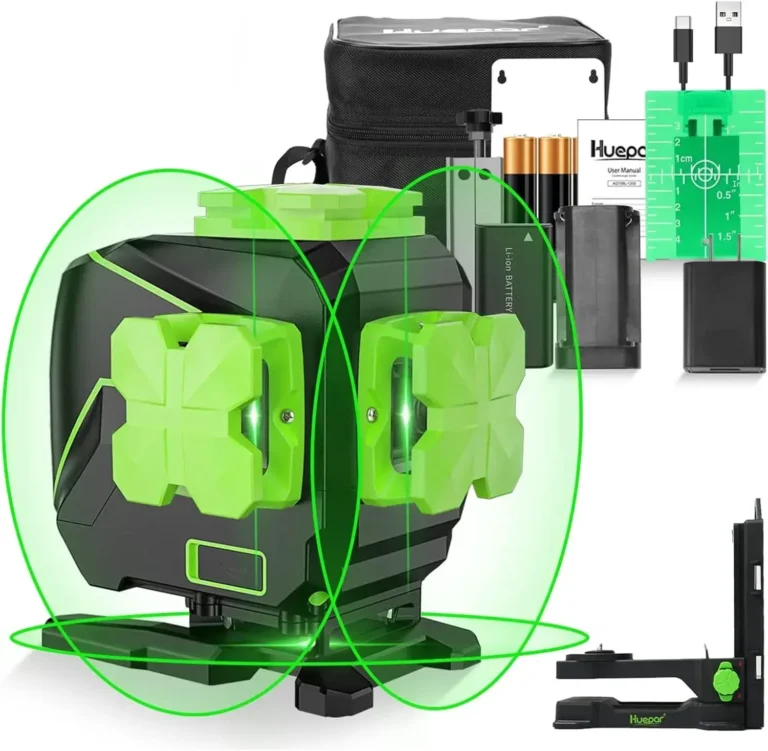 Huepar S03DG-L : ce laser 3×360° vert à double alimentation en test et avis