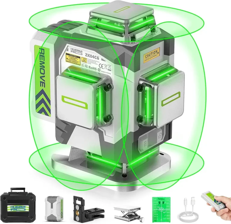 Huepar ZK04CG : test et avis de ce laser 4D vert précis et endurant