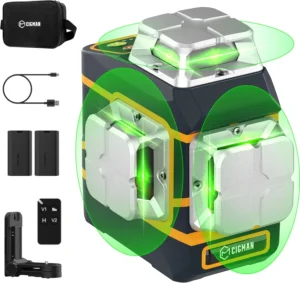 CIGMAN CM-801 : notre avis sur ce laser 3×360° vert à batteries amovibles