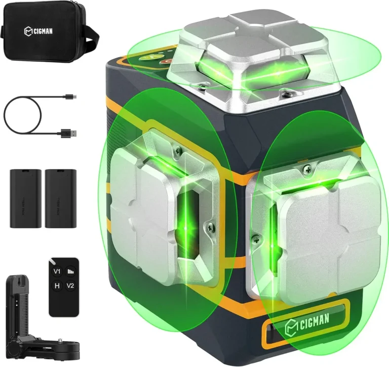 CIGMAN CM-801 : notre avis sur ce laser 3×360° vert à batteries amovibles