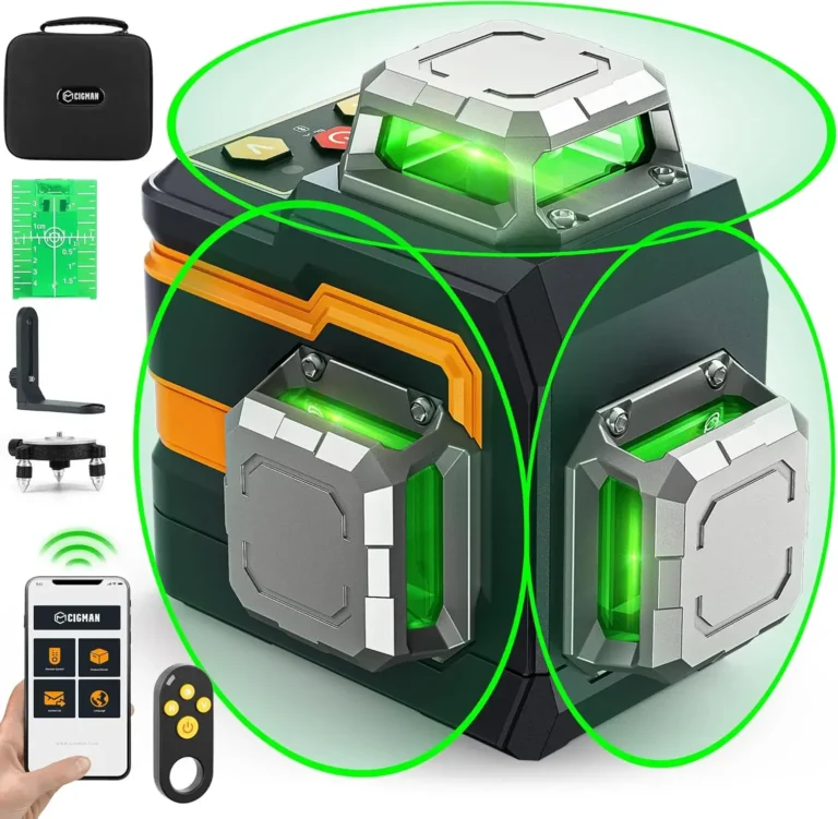 CIGMAN CM-S01 : avis et test de ce laser 3×360° vert connecté Bluetooth