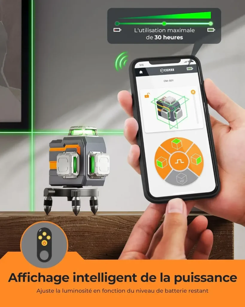 niveau laser cigman cm s01 test