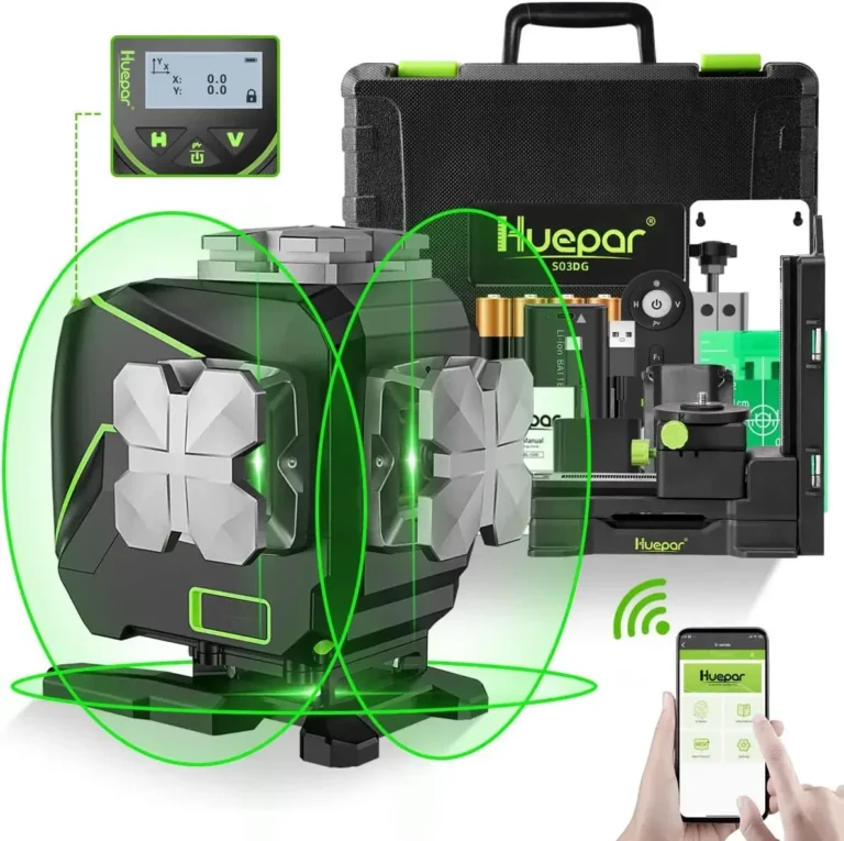 Huepar S03DG : avis sur ce laser 3×360° vert à écran et télécommande