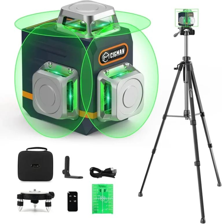 CIGMAN CM-701T : ce laser 3×360° vert avec trépied en test et avis
