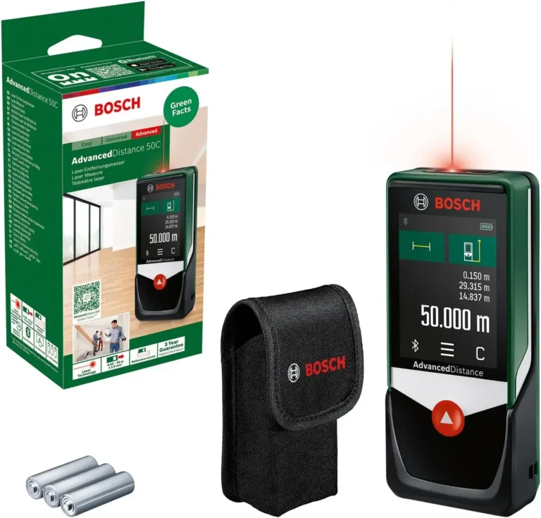 Bosch AdvancedDistance 50C : avis et test de ce télémètre tactile connecté